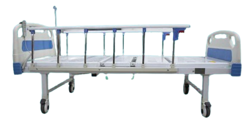 HOSPITAL BED ICU 3 FUNCTION MOTORISED WITH COLLAPSIBLE SIDE RAILING &MATTRESS HEALTHSHINE